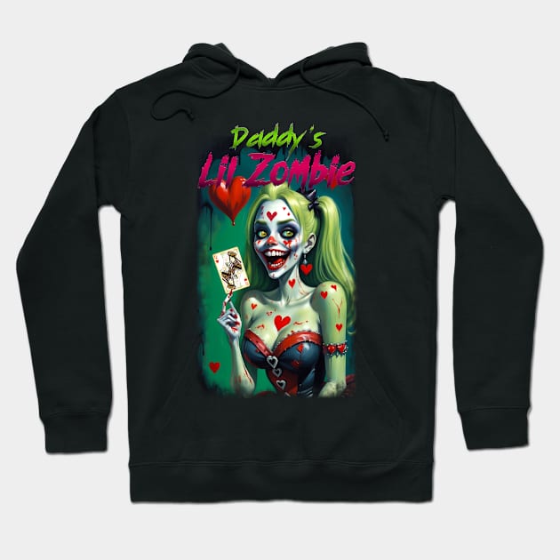 Daddy's Lil Zombie 02 Hoodie by KawaiiDread